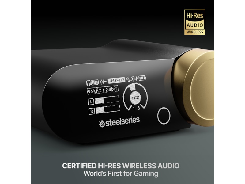 SteelSeries Arctis Nova Elite Trådlös Gamingheadset (salvia och guld) Gamingheadset