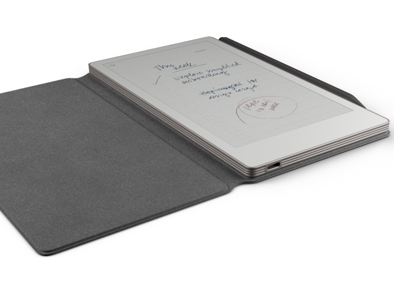 reMarkable Paper Pro Move 7.3" inkl. Marker Plus & Book Folio (svart skinn) Digitala anteckningsblock och tillbehör