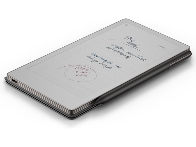 reMarkable Paper Pro Move 7.3" inkl. Marker Plus & Book Folio (svart skinn) Digitala anteckningsblock och tillbehör