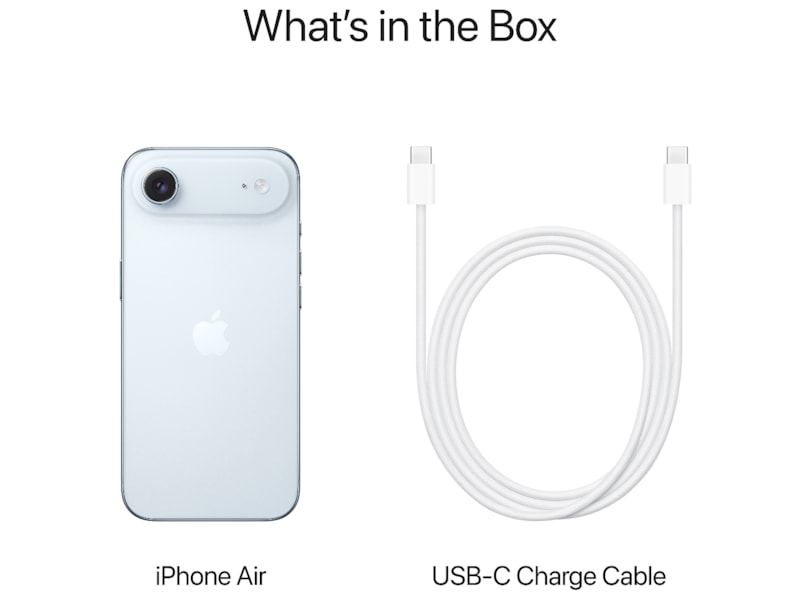 iPhone Air 1TB (himmelsblå) Mobiltelefoner