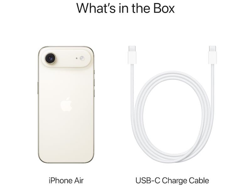 iPhone Air 512GB (ljust guld) Mobiltelefoner