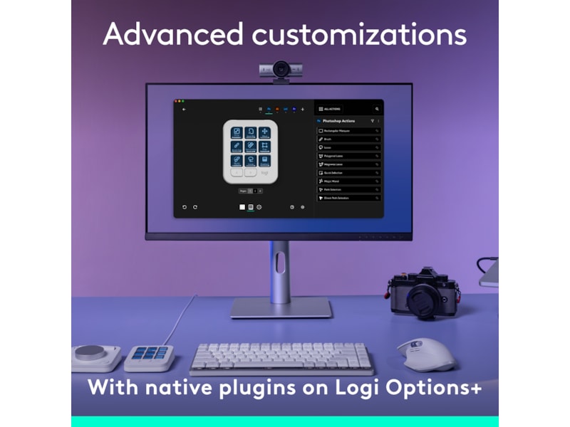 Logitech MX Creative Console (grå) Tangentbord