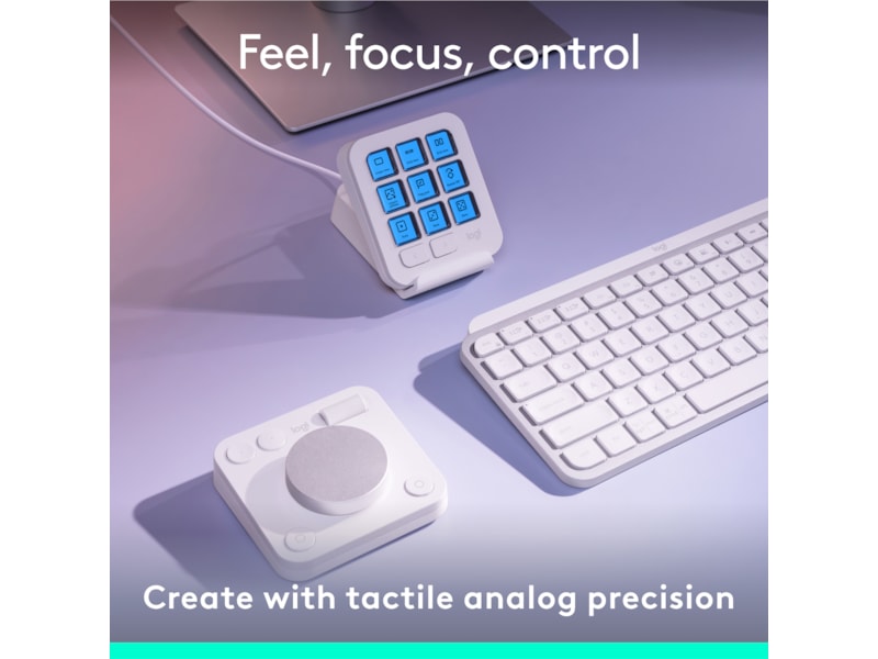 Logitech MX Creative Console (grå) Tangentbord