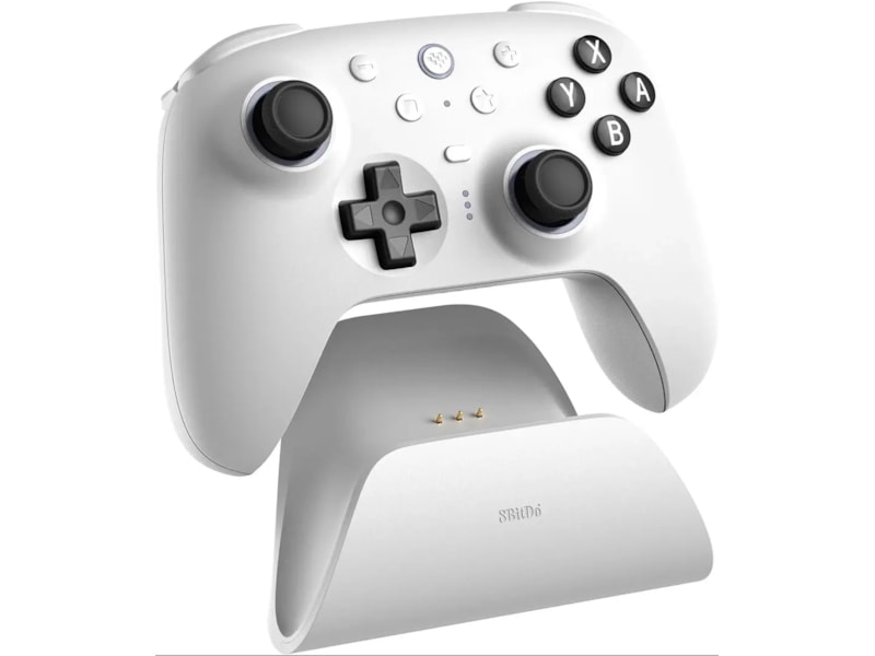 8BitDo Ultimate 2 Trådlös Bluetooth Kontroller (vit) Gamepad