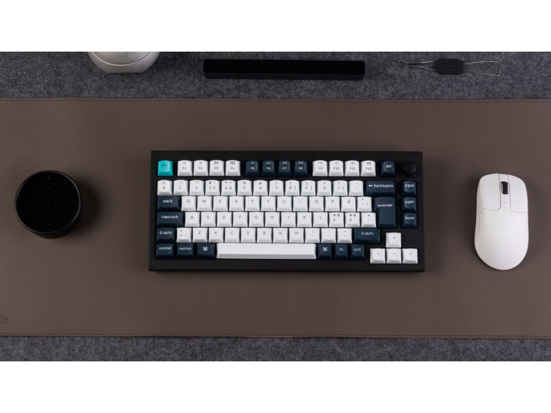 Keychron Q1 MAX 75% trådlös tangentbord Brown Switches -B-Grade Demo tangentbord