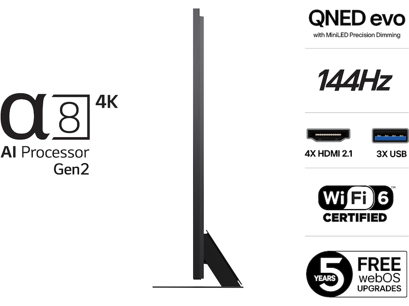 LG 100" QNED86 AI 4K QNED Smart TV (2025) Över 80 tums TV