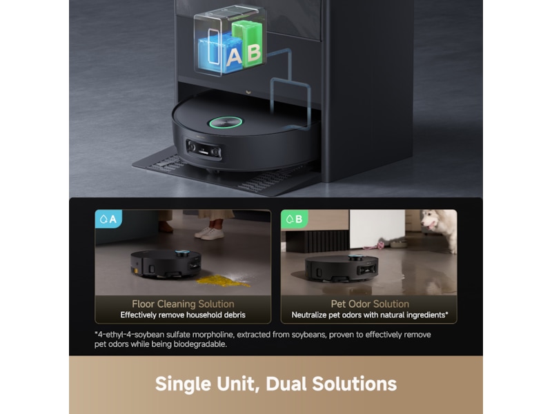 Dreame Aqua10 Ultra Track Complete Robotdammsugare (svart) Robotdammsugare