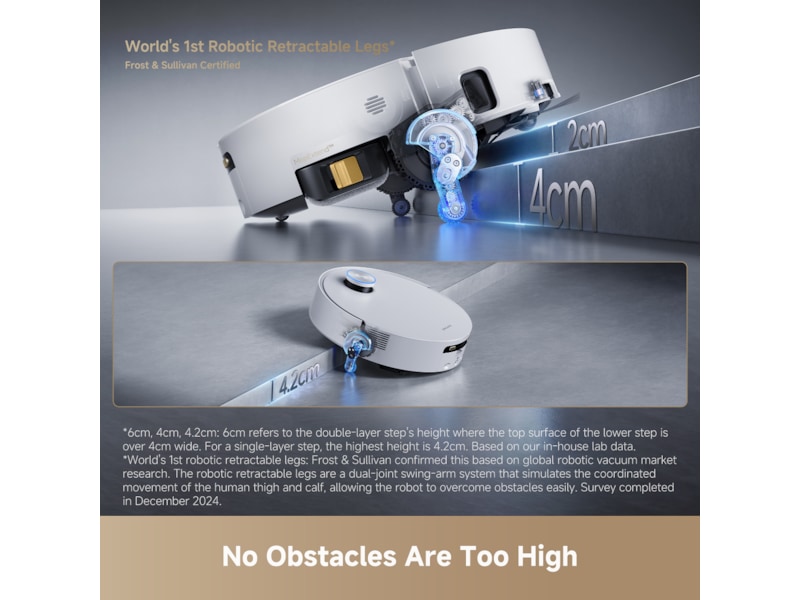 Dreame Aqua10 Ultra Track Complete Robotdammsugare (vit) Robotdammsugare