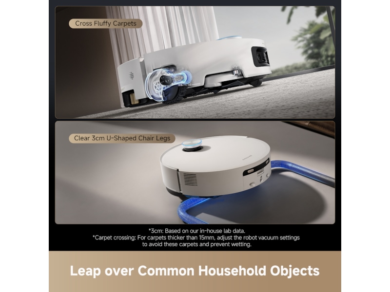 Dreame Aqua10 Ultra Track Complete Robotdammsugare (vit) Robotdammsugare