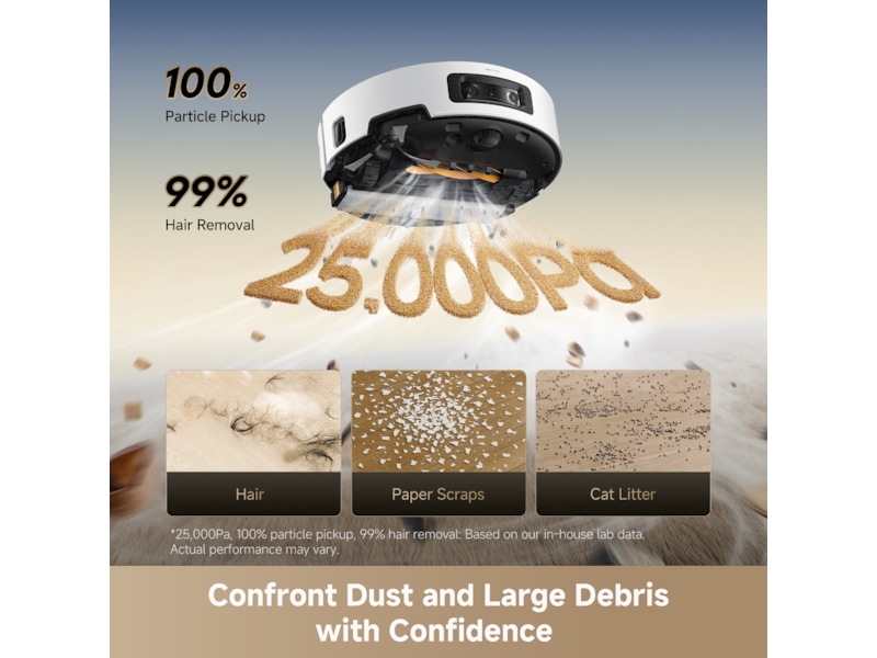 Dreame Aqua10 Ultra Track Complete Robotdammsugare (vit) Robotdammsugare