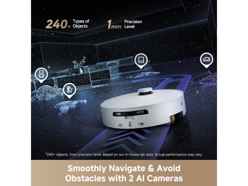 Dreame Aqua10 Ultra Track Complete Robotdammsugare (vit) Robotdammsugare