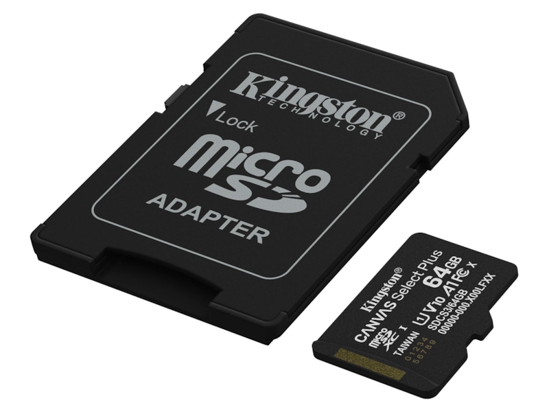 Kingston microSDXC Canvas Select Plus 64GB Minneskort