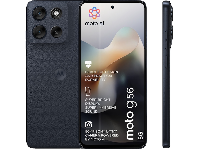 Motorola G56 256GB (black oyster) Mobiltelefoner