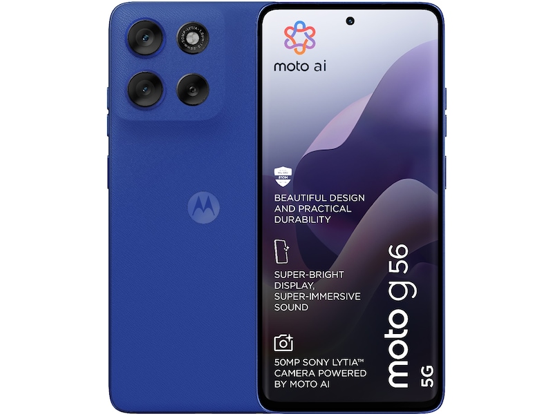 Motorola G56 256GB (dazzling blue) Mobiltelefoner