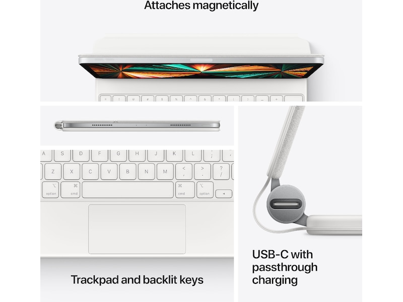 Apple iPad Pro 13" Magic Keyboard 13 (white) -B-Grade Demo övrigt i datorer