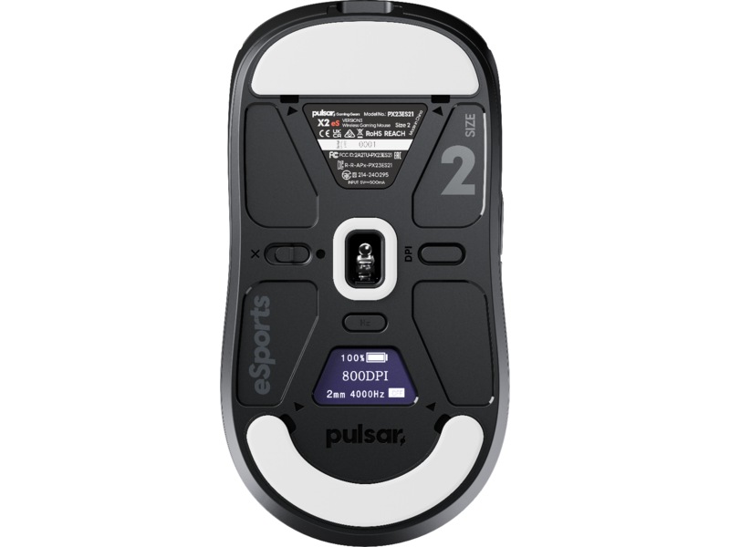 Pulsar X2 V3 eS Mini Trådlös Gamingmus (svart) -B-Grade Demo mus