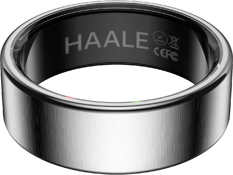 Haale II Smart Ring str. 12 (borstad silver) -B-Grade Demo tillbehör till mobiler & smartwatches