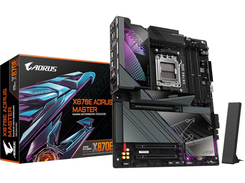Gigabyte X870E AORUS MASTER Moderkort -B-Grade Demo moderkort