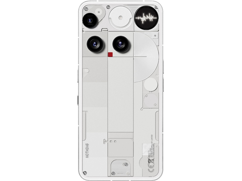 Nothing Phone (3) 256GB (vit) -B-Grade Demo mobiltelefoner