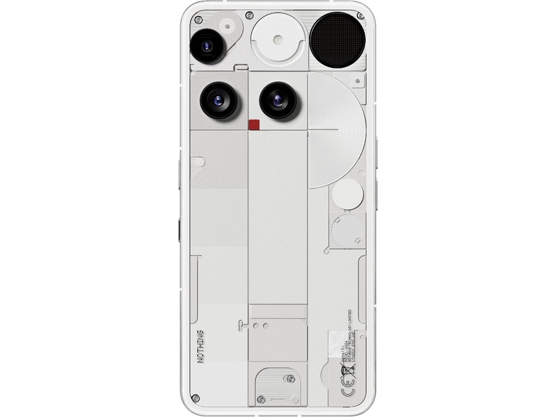 Nothing Phone (3) 256GB (vit) -B-Grade Demo mobiltelefoner