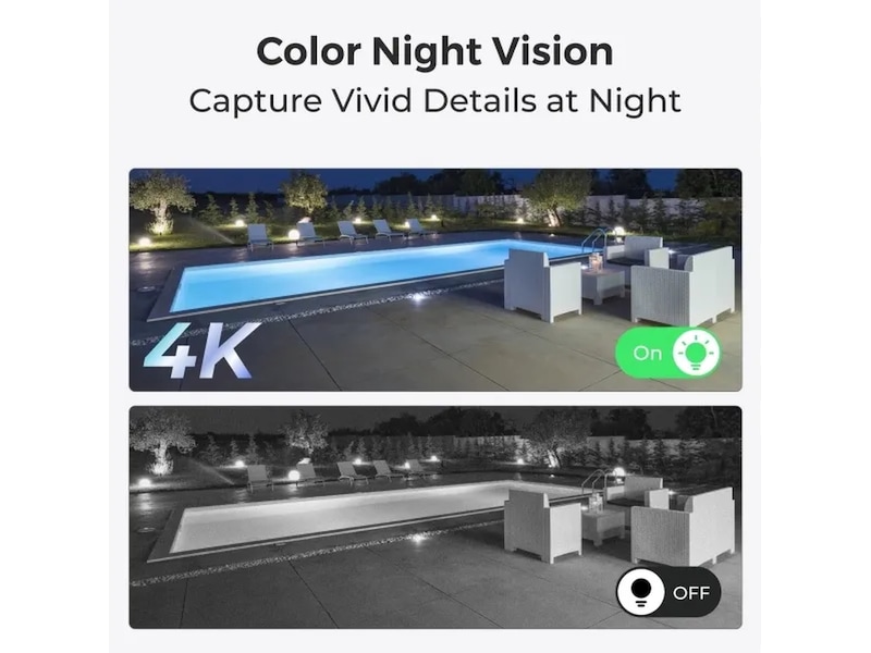 Reolink TrackMix WiFi övervakningskamera -B-Grade Demo hem & hushåll