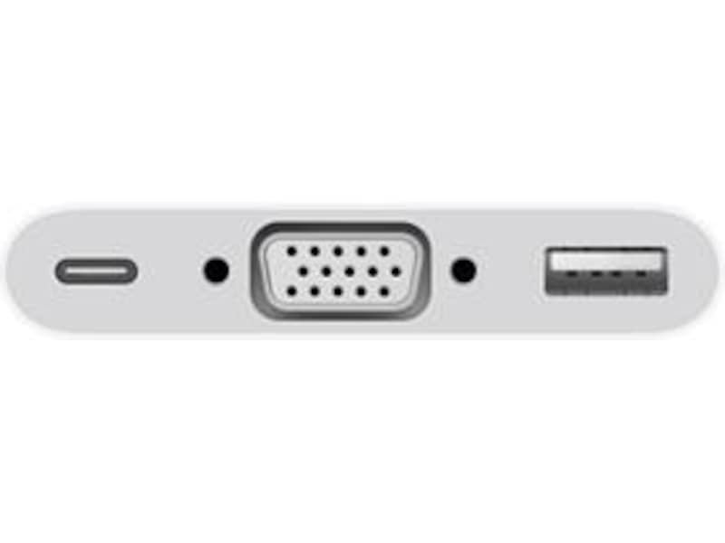 Apple USB-C Multiport adapter (vit) Kabel adapter och övergångar