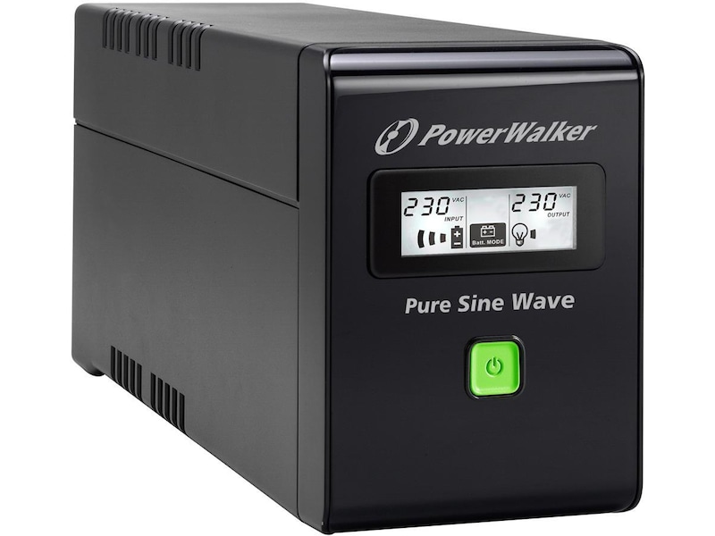 BlueWalker PW UPS VI 600 SW Schuko UPS och UPS-batteri