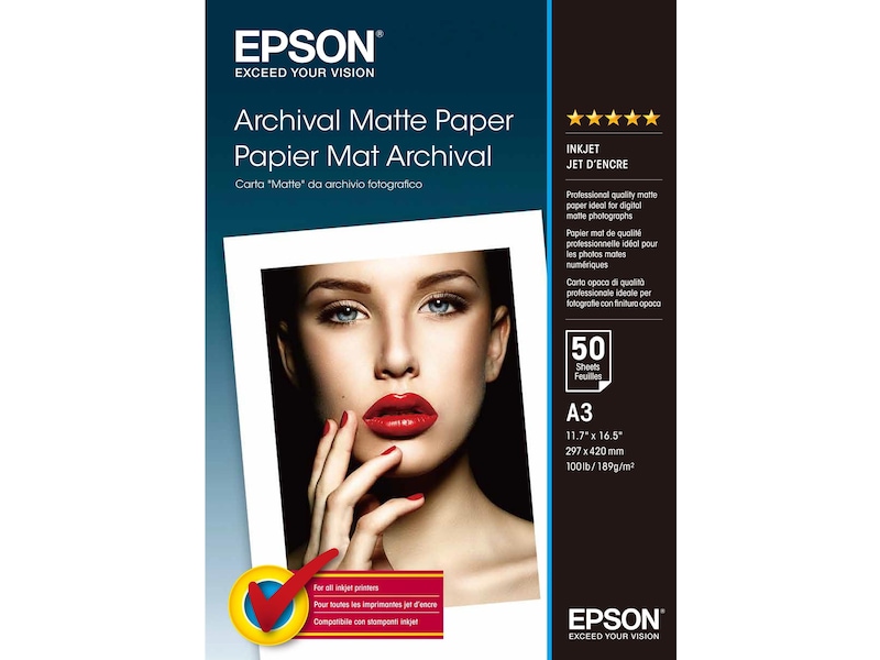 Epson Archival Matte Paper A3 Papper