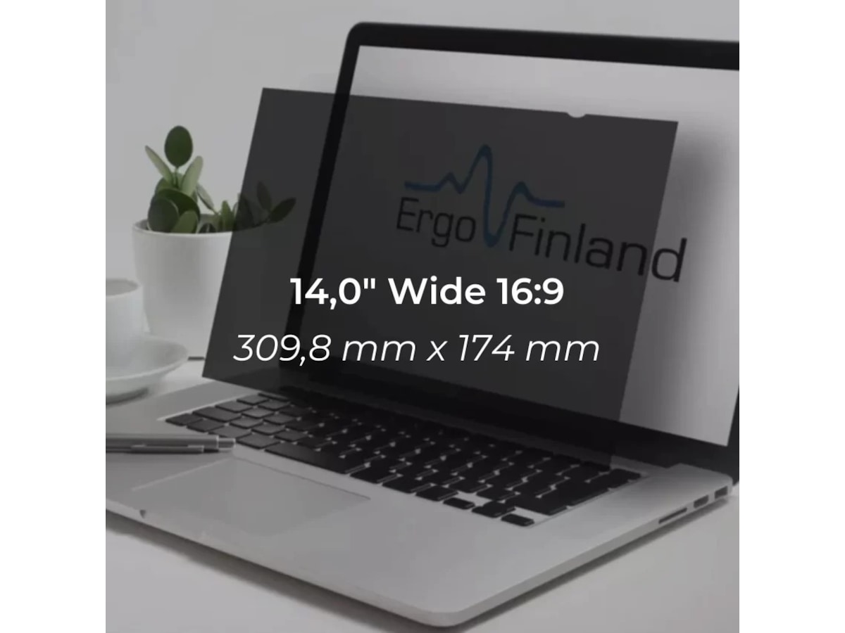 Kenson 14" Wide 16:9 Privacy skärmskydd Skärmskydd surfplattor