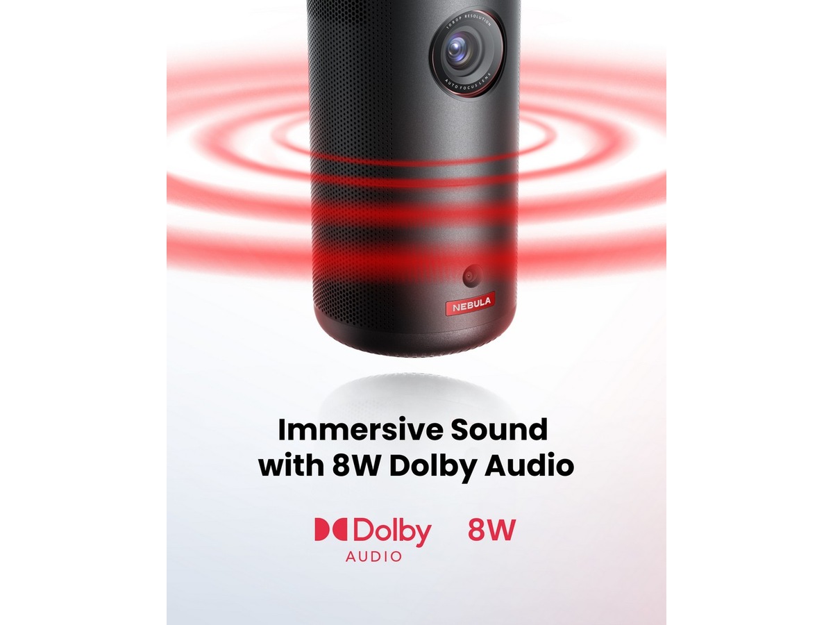 Anker Nebula Capsule 3 DLP Projektor (svart) Projektorer