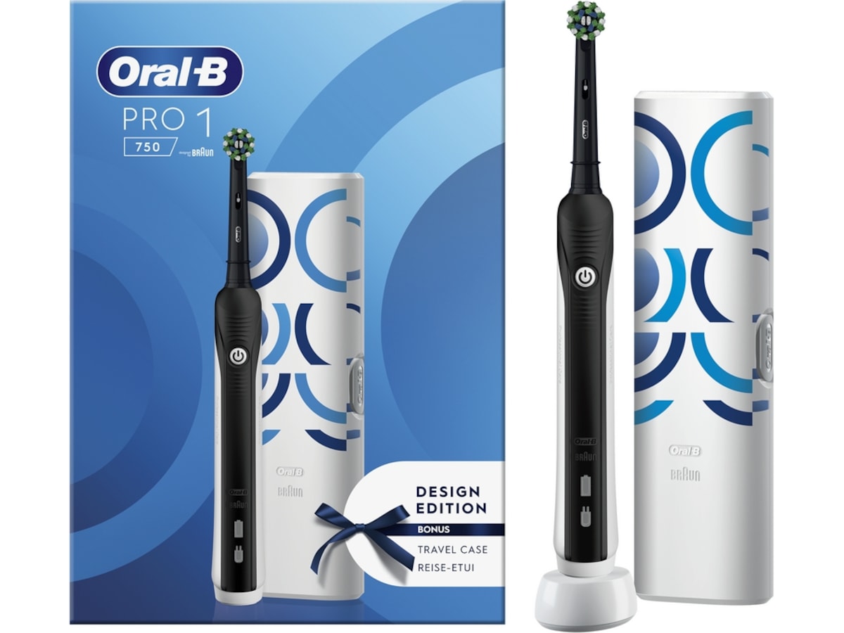 OralB Pro 1750 Eltandborste (svart) Elektriska tandborstar Komplett.se