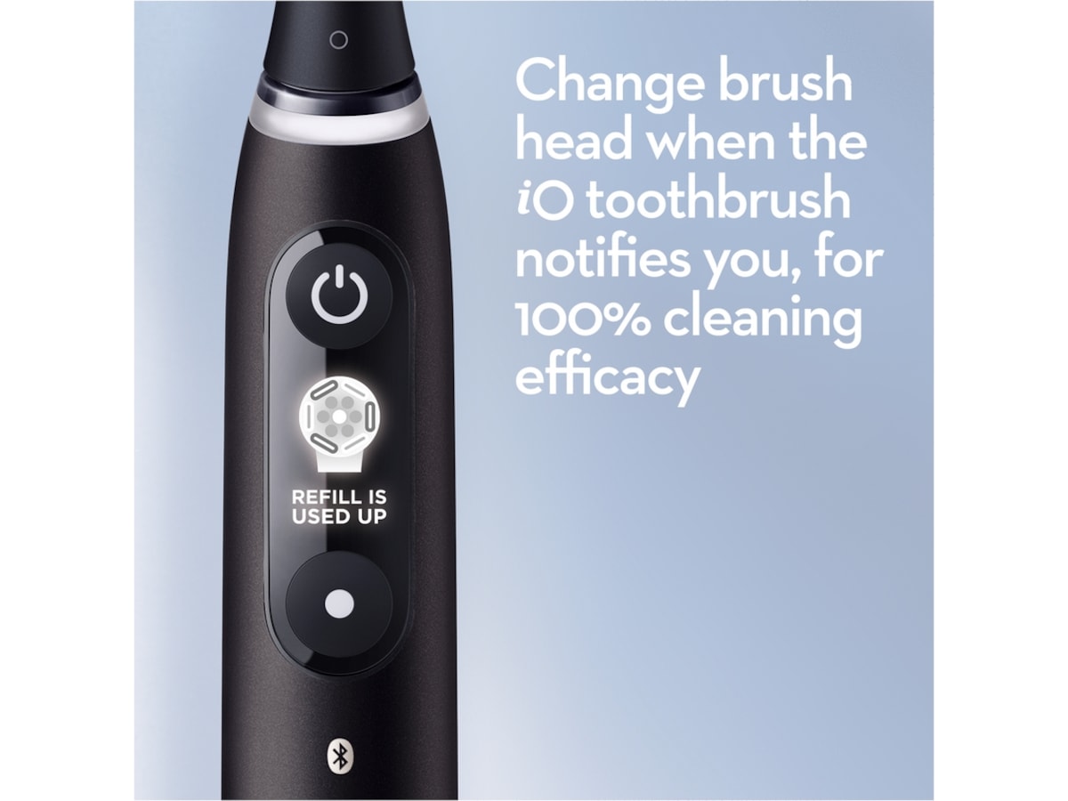 Oral-B iO 6S Eltandborste (svart)  -B-Grade Demo träning & hälsa