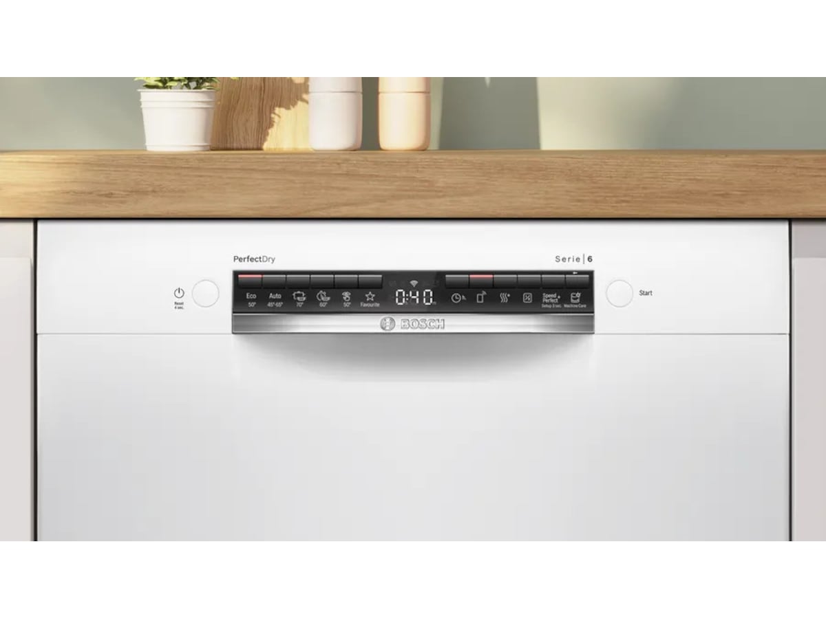 Bosch Serie 6 SMU6ZCW10S Diskmaskin (vit) Underbyggd diskmaskin