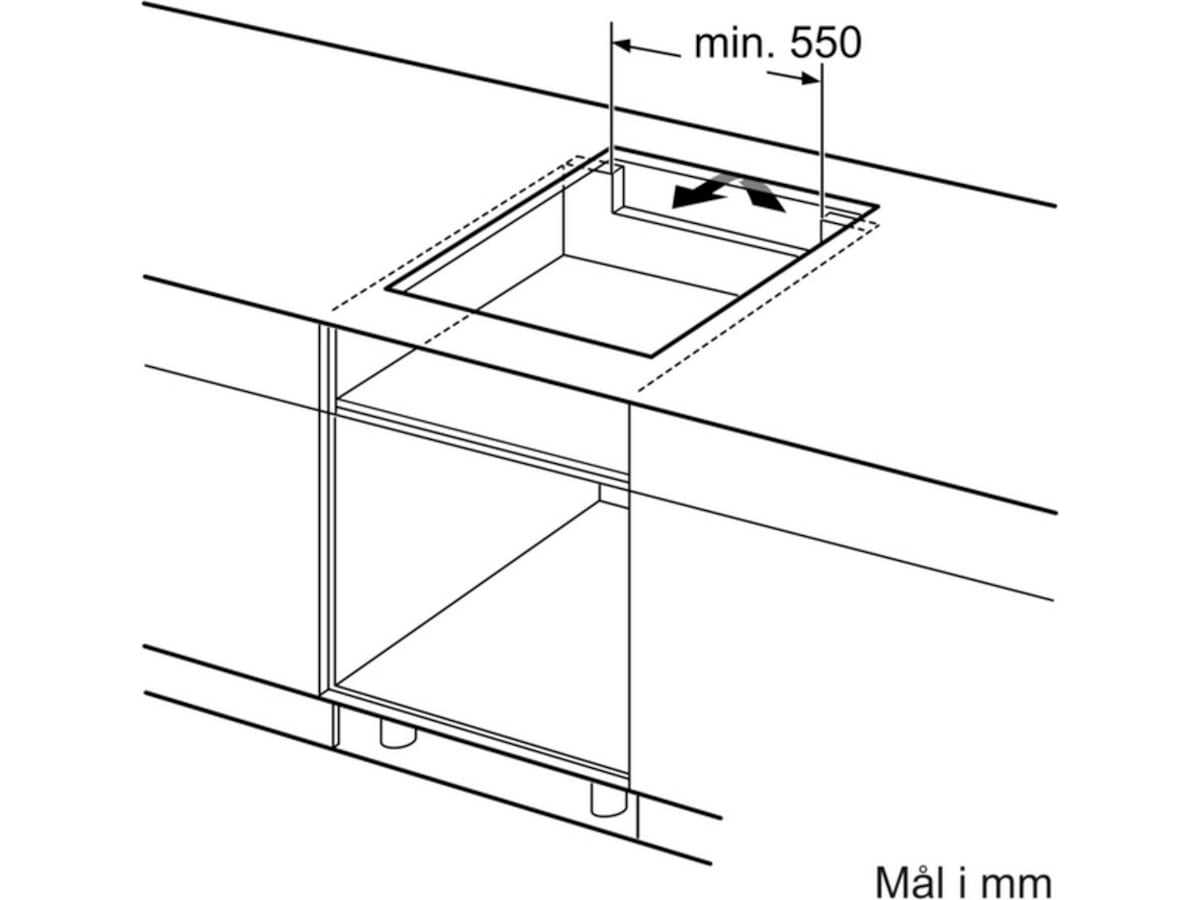 Siemens iQ700 EX851HEC1E Hob (svart) -B-Grade Demo spis- och induktionshäll