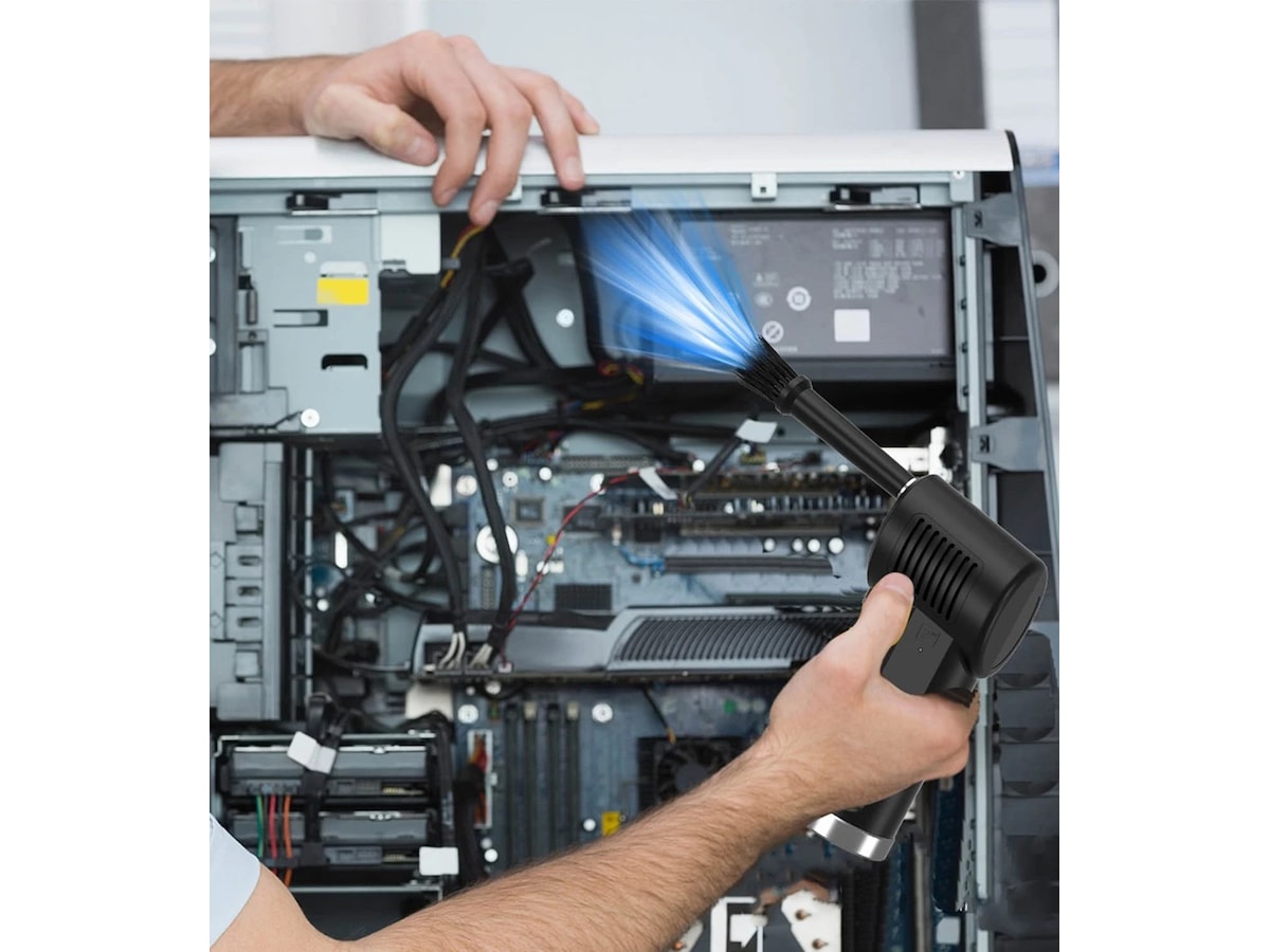 Mission SG 75W damm- och luftblåsare (svart) Rengöring