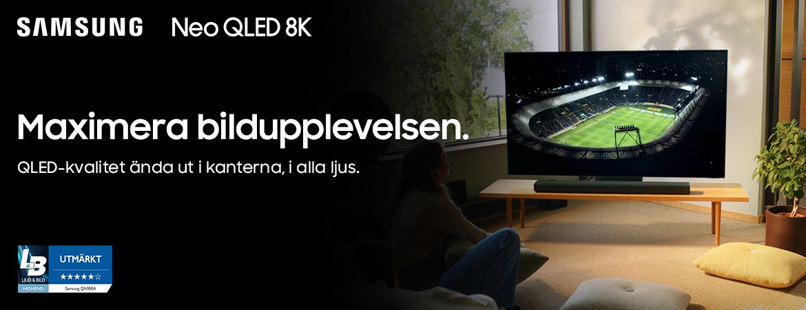 Samsung Neo QLED 8K- Maximera bilduopplevelsen