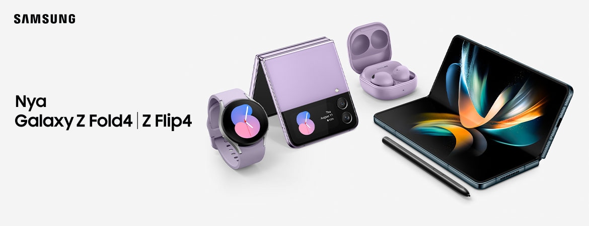 Galaxy Z Fold4 og Flip4