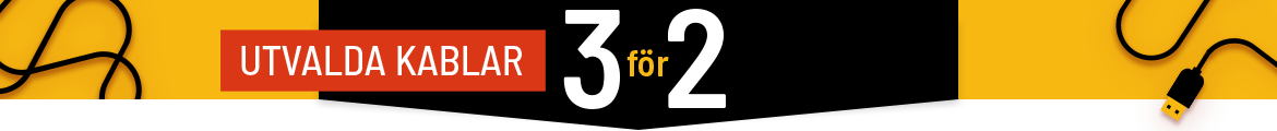 3 för 2 på kablar