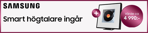 Just nu: Smart högalare ingår med utvalda 75-115” Samsung TVs