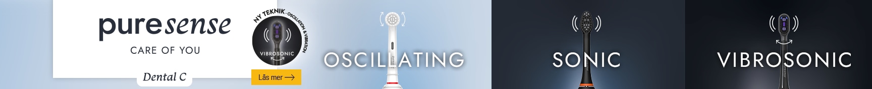 Dental C eltandborstar och vattenflossers