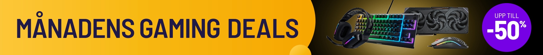 Månadens Gamingdeals - Upp till 50%