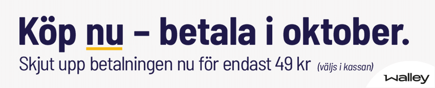Köp nu – betala i oktober