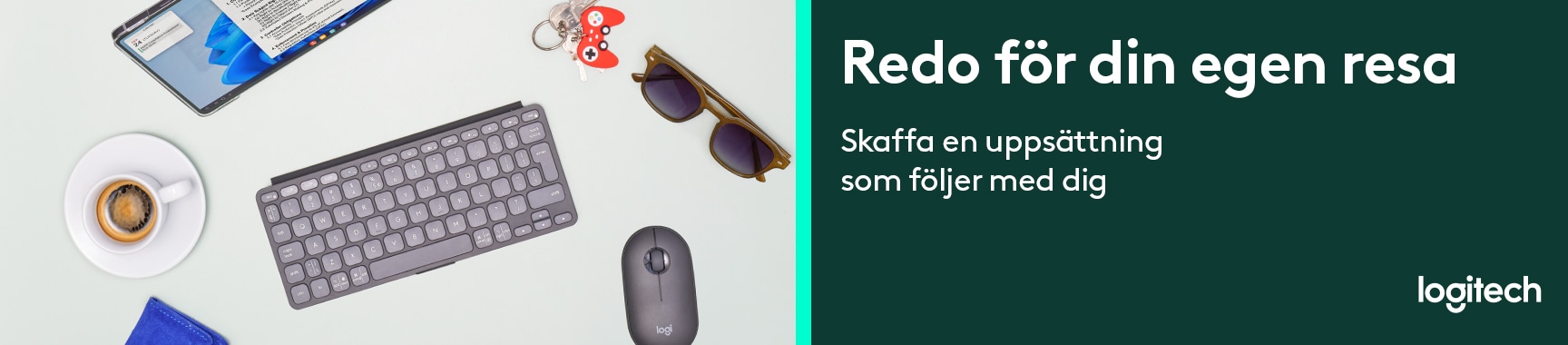 Logitech Sakffa en uppsattning som foljer med dig