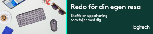 Logitech Sakffa en uppsattning som foljer med dig