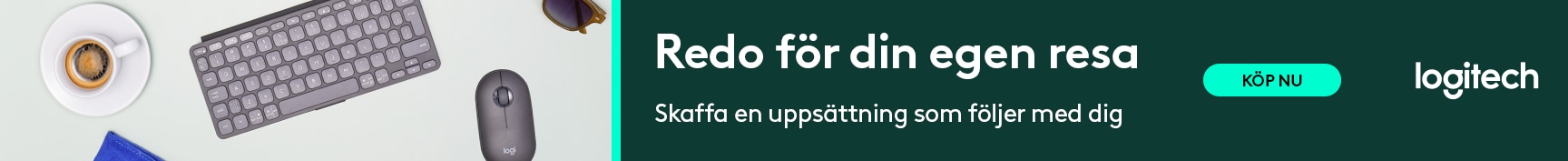 Logitech Sakffa en uppsattning som foljer med dig
