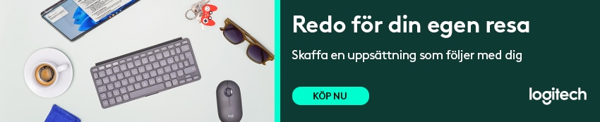 Logitech Sakffa en uppsattning som foljer med dig