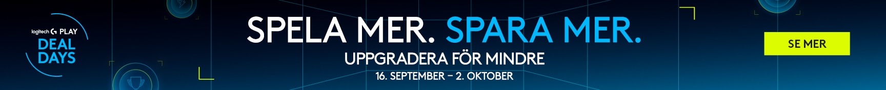 spela mer. spara mer
