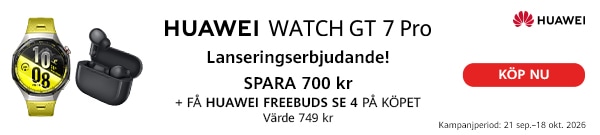 Lanseringserbjudande, spara 700kr, få huawei freebuds se 4 på kopet