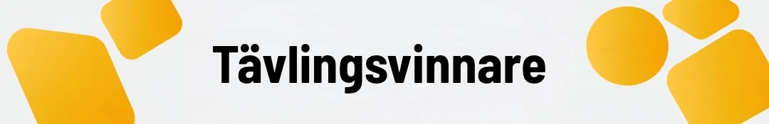 Vinnare i våra tävlingar
