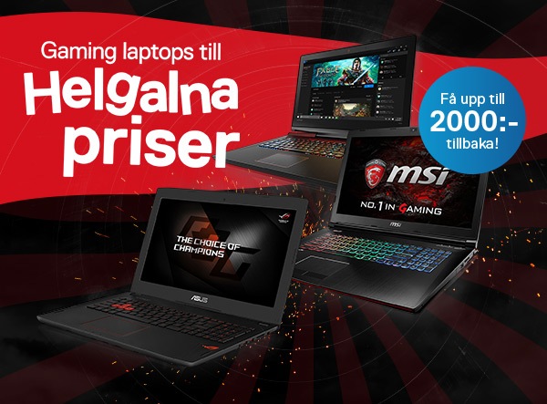 Helgalna datordagar, med helgalna priser!